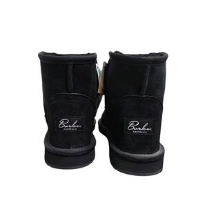 Burlee Australia Womens Classic Mini Sheepskin Boots-black